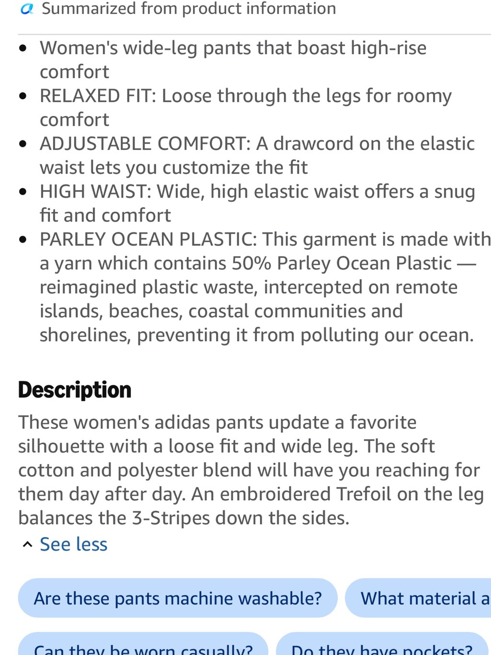 Adidas Originals Adicolor Classics Wide Leg Pants - Picture 6 of 7